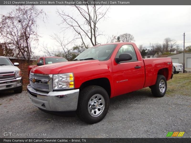 Front 3/4 View of 2013 Silverado 1500 Work Truck Regular Cab 4x4