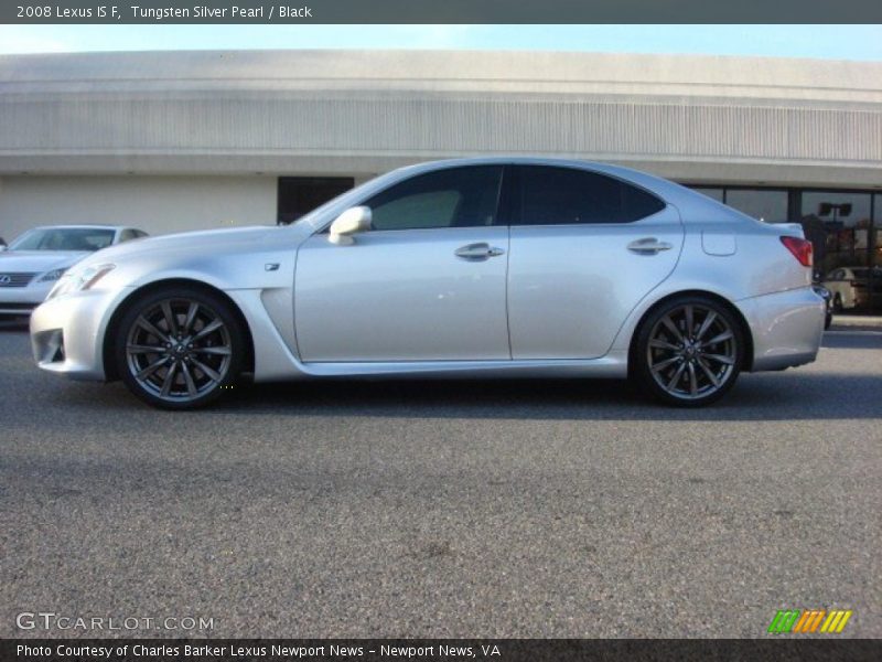 Tungsten Silver Pearl / Black 2008 Lexus IS F