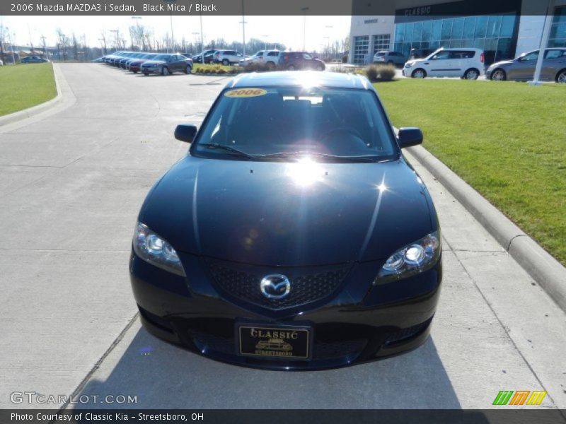 Black Mica / Black 2006 Mazda MAZDA3 i Sedan