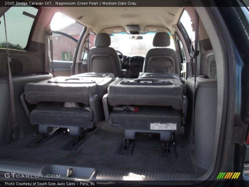 Magnesium Green Pearl / Medium Slate Gray 2005 Dodge Caravan SXT