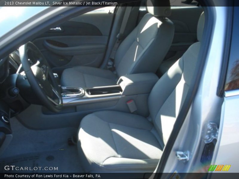 Silver Ice Metallic / Jet Black/Titanium 2013 Chevrolet Malibu LT