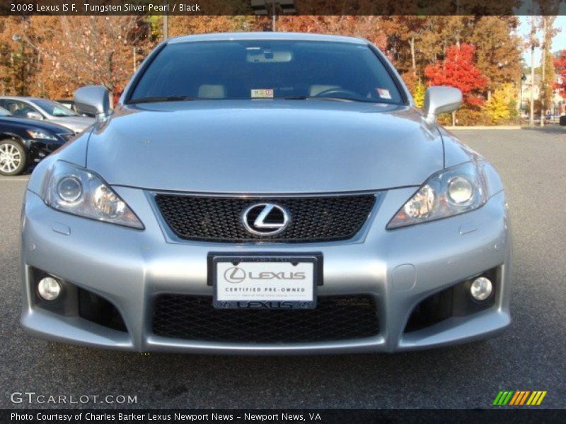 Tungsten Silver Pearl / Black 2008 Lexus IS F