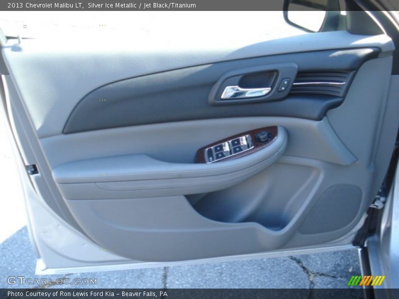 Silver Ice Metallic / Jet Black/Titanium 2013 Chevrolet Malibu LT