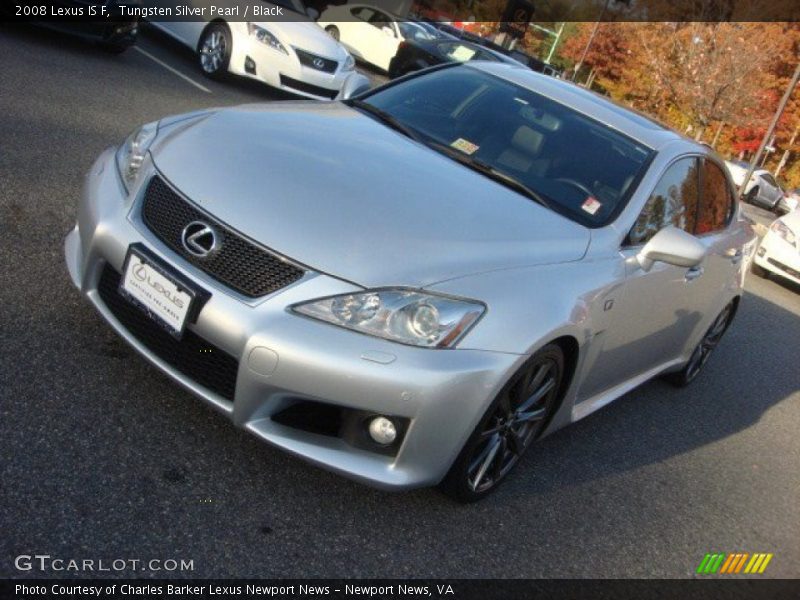 Tungsten Silver Pearl / Black 2008 Lexus IS F
