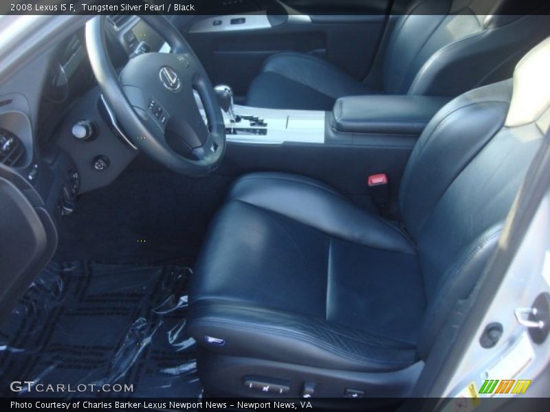 Tungsten Silver Pearl / Black 2008 Lexus IS F