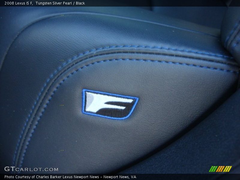 Tungsten Silver Pearl / Black 2008 Lexus IS F