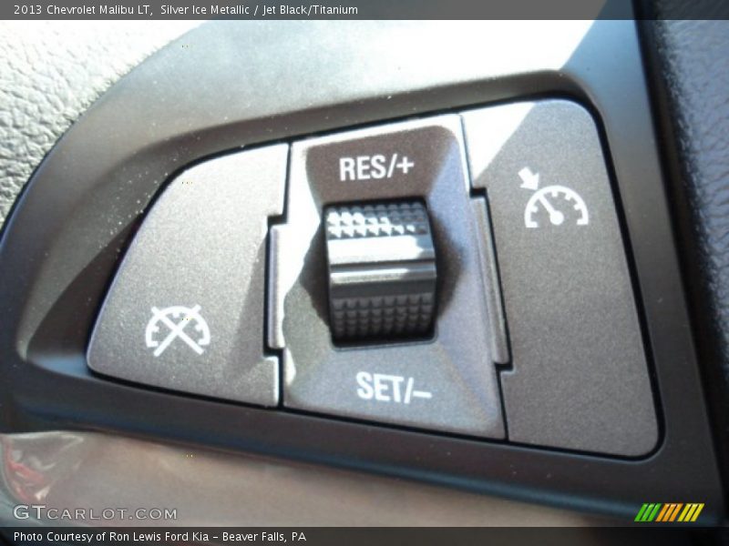 Silver Ice Metallic / Jet Black/Titanium 2013 Chevrolet Malibu LT