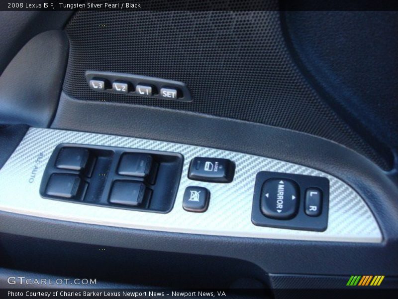 Tungsten Silver Pearl / Black 2008 Lexus IS F