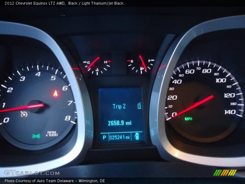 Black / Light Titanium/Jet Black 2012 Chevrolet Equinox LTZ AWD