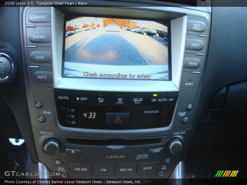 Tungsten Silver Pearl / Black 2008 Lexus IS F