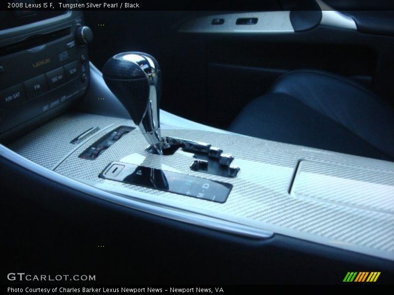 Tungsten Silver Pearl / Black 2008 Lexus IS F