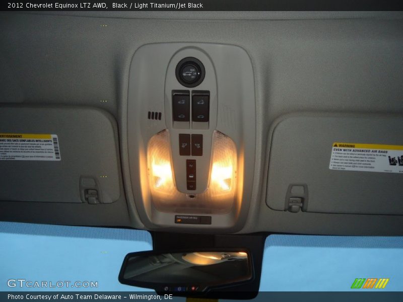 Black / Light Titanium/Jet Black 2012 Chevrolet Equinox LTZ AWD