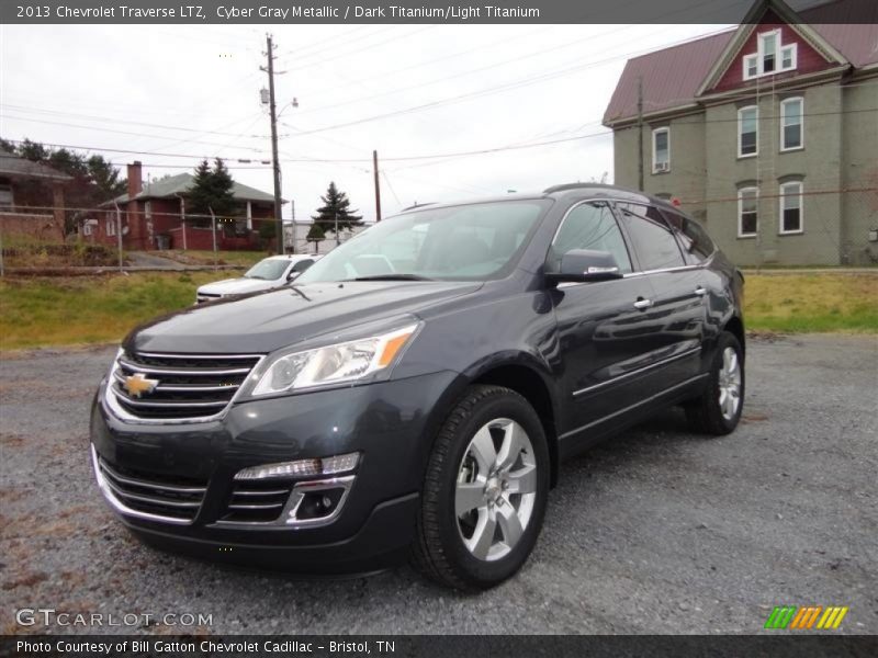 Cyber Gray Metallic / Dark Titanium/Light Titanium 2013 Chevrolet Traverse LTZ