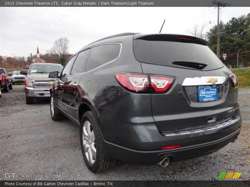 Cyber Gray Metallic / Dark Titanium/Light Titanium 2013 Chevrolet Traverse LTZ