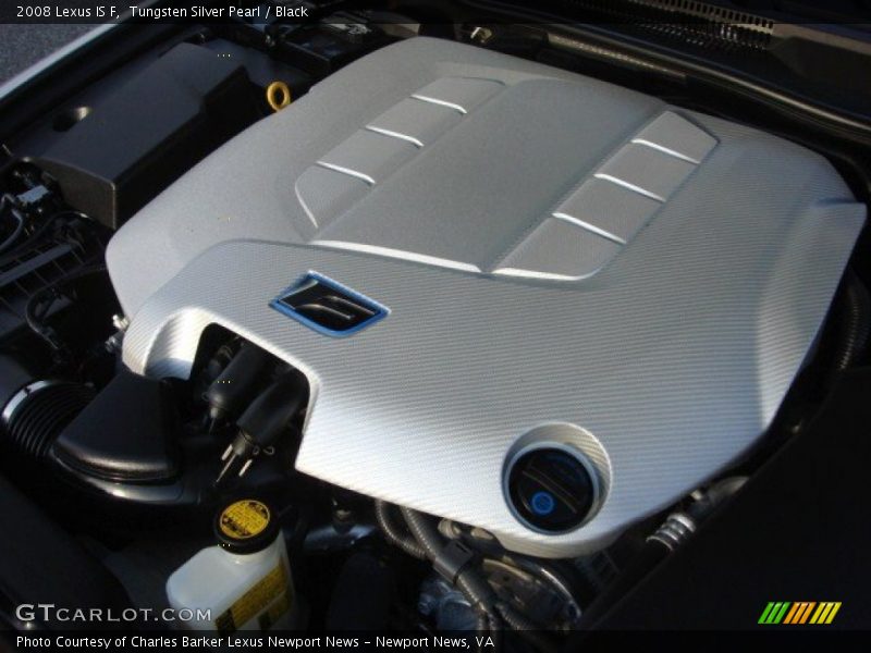 Tungsten Silver Pearl / Black 2008 Lexus IS F