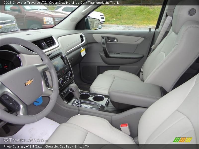 Cyber Gray Metallic / Dark Titanium/Light Titanium 2013 Chevrolet Traverse LTZ