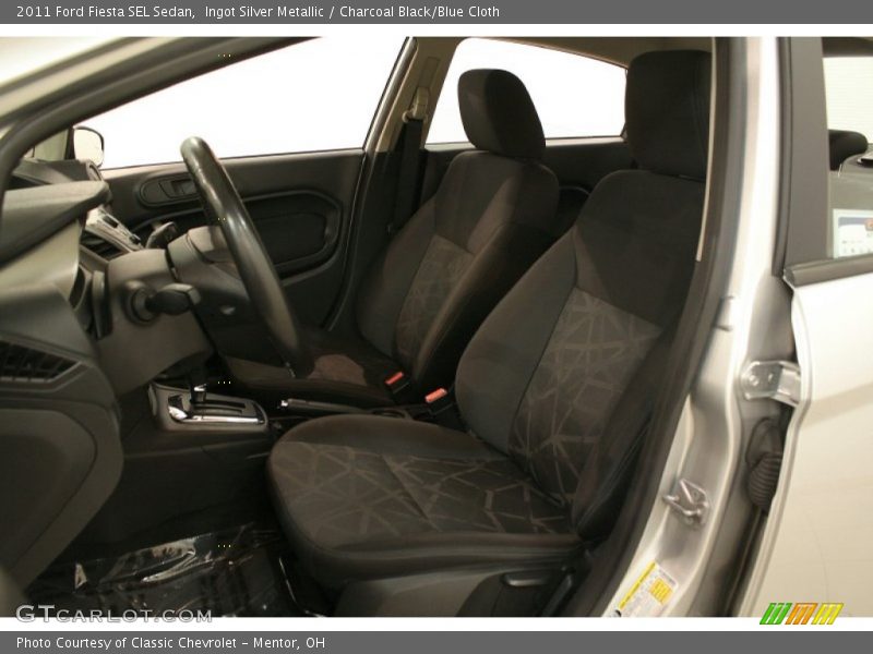 Front Seat of 2011 Fiesta SEL Sedan