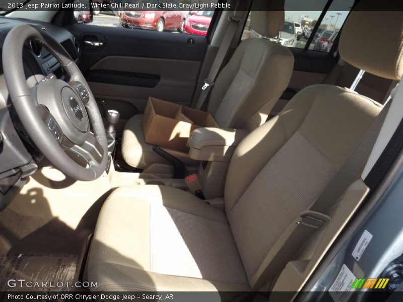 Winter Chill Pearl / Dark Slate Gray/Light Pebble 2013 Jeep Patriot Latitude