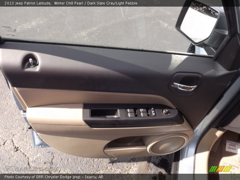 Winter Chill Pearl / Dark Slate Gray/Light Pebble 2013 Jeep Patriot Latitude