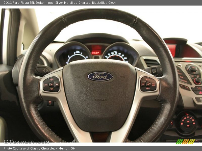  2011 Fiesta SEL Sedan Steering Wheel