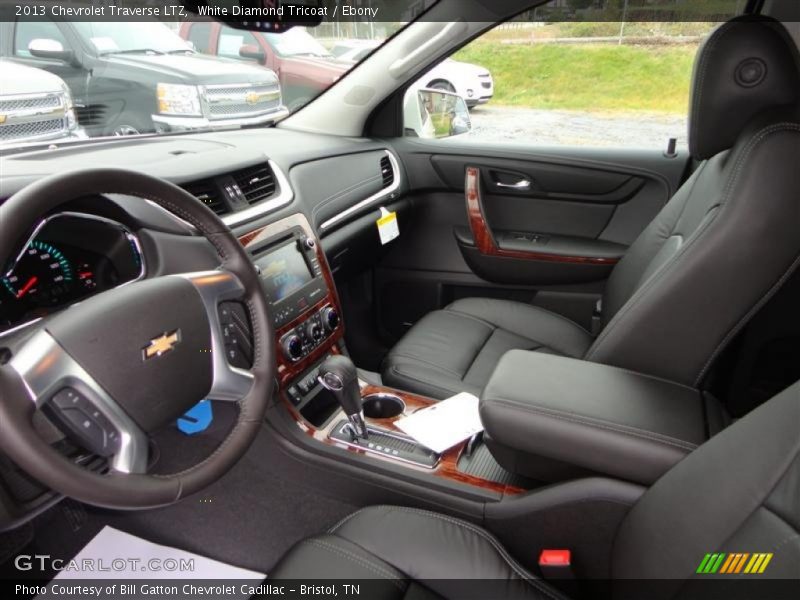  2013 Traverse LTZ Ebony Interior