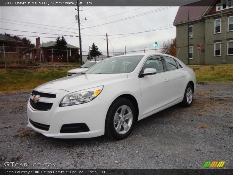 Summit White / Jet Black 2013 Chevrolet Malibu LT