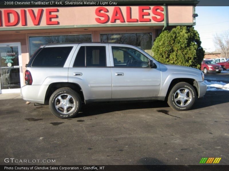 Silverstone Metallic / Light Gray 2008 Chevrolet TrailBlazer LT 4x4