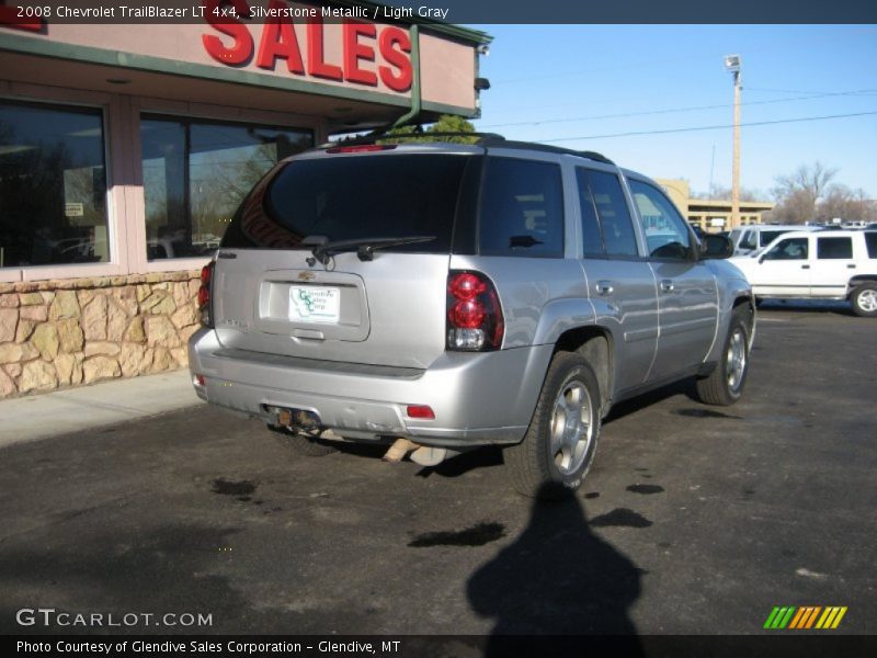 Silverstone Metallic / Light Gray 2008 Chevrolet TrailBlazer LT 4x4