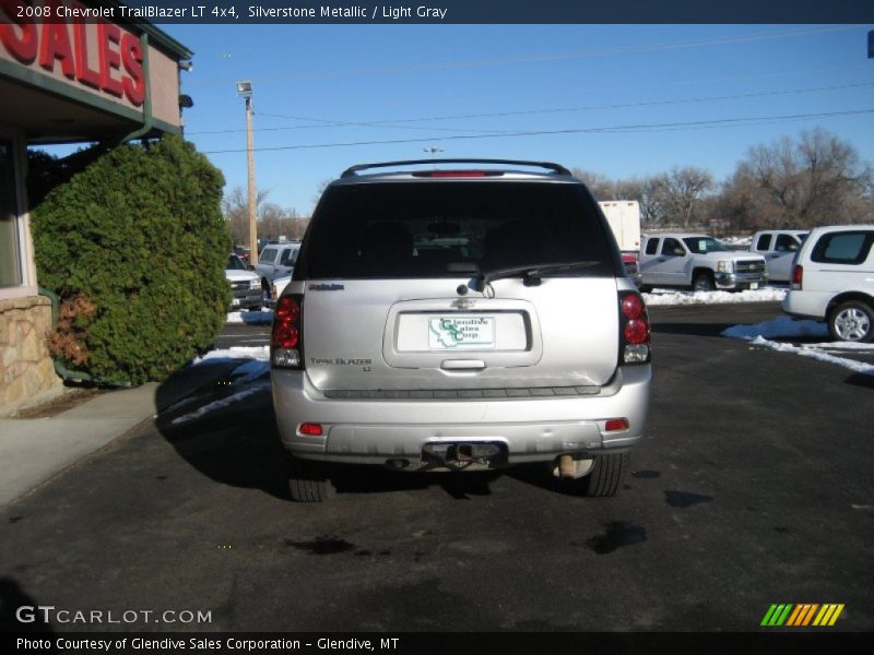 Silverstone Metallic / Light Gray 2008 Chevrolet TrailBlazer LT 4x4