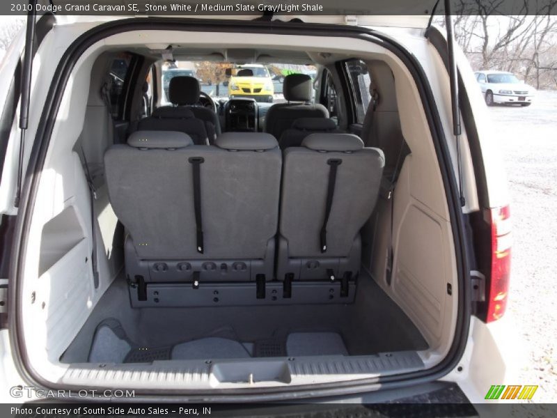 Stone White / Medium Slate Gray/Light Shale 2010 Dodge Grand Caravan SE