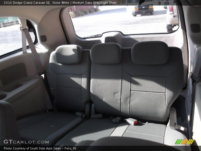 Stone White / Medium Slate Gray/Light Shale 2010 Dodge Grand Caravan SE