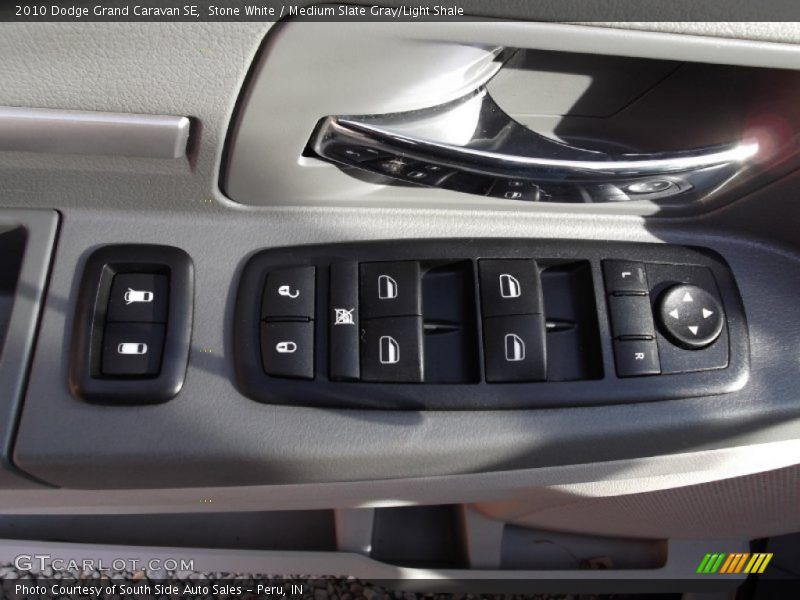Stone White / Medium Slate Gray/Light Shale 2010 Dodge Grand Caravan SE