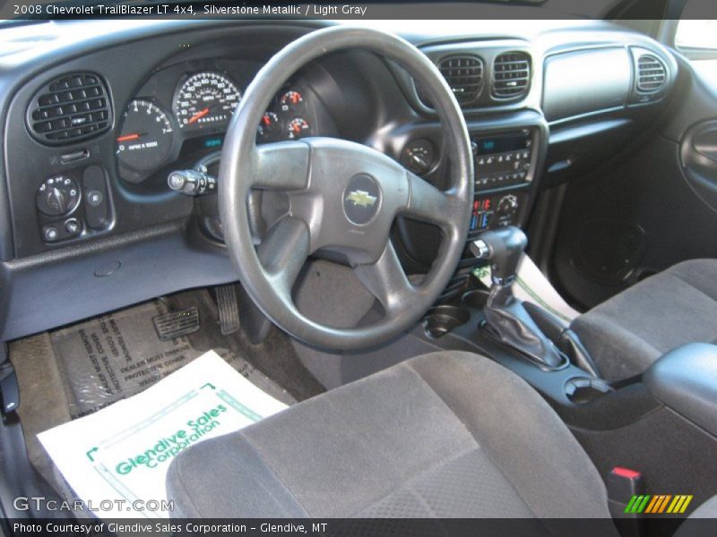 Silverstone Metallic / Light Gray 2008 Chevrolet TrailBlazer LT 4x4