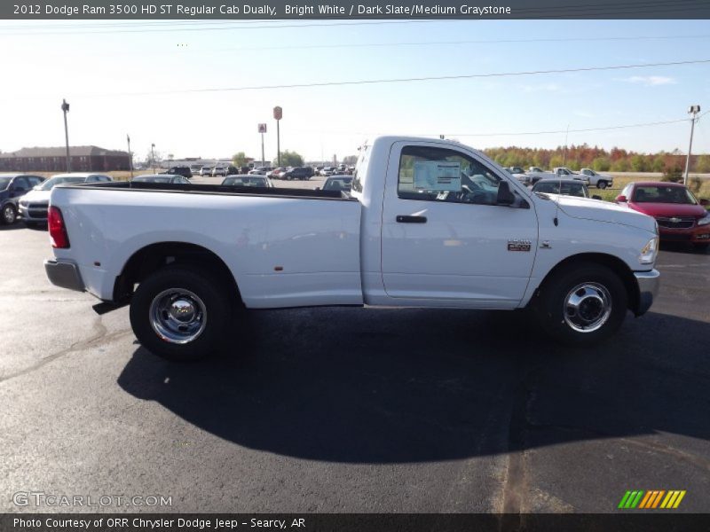 Bright White / Dark Slate/Medium Graystone 2012 Dodge Ram 3500 HD ST Regular Cab Dually