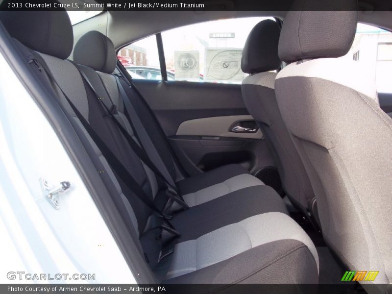 Summit White / Jet Black/Medium Titanium 2013 Chevrolet Cruze LS