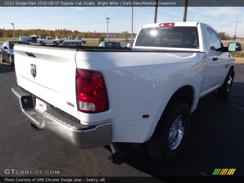 Bright White / Dark Slate/Medium Graystone 2012 Dodge Ram 3500 HD ST Regular Cab Dually