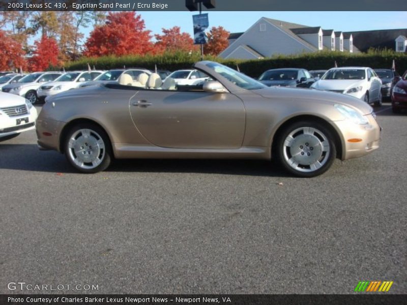 Egyptian Sand Pearl / Ecru Beige 2003 Lexus SC 430