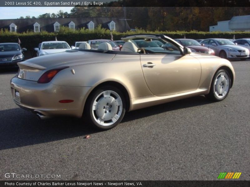 Egyptian Sand Pearl / Ecru Beige 2003 Lexus SC 430