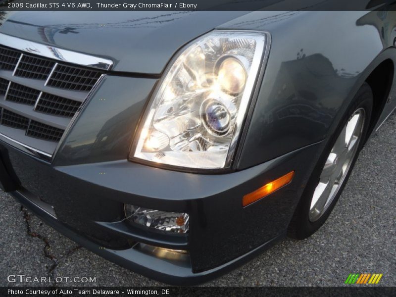 Thunder Gray ChromaFlair / Ebony 2008 Cadillac STS 4 V6 AWD