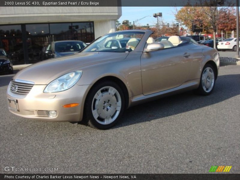 Egyptian Sand Pearl / Ecru Beige 2003 Lexus SC 430