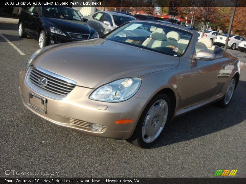 Egyptian Sand Pearl / Ecru Beige 2003 Lexus SC 430