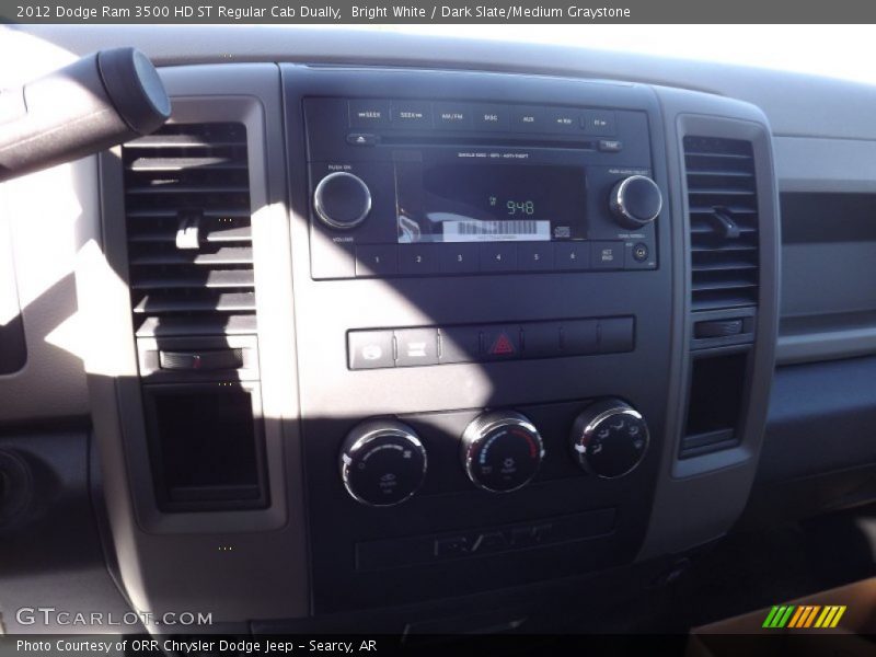 Bright White / Dark Slate/Medium Graystone 2012 Dodge Ram 3500 HD ST Regular Cab Dually