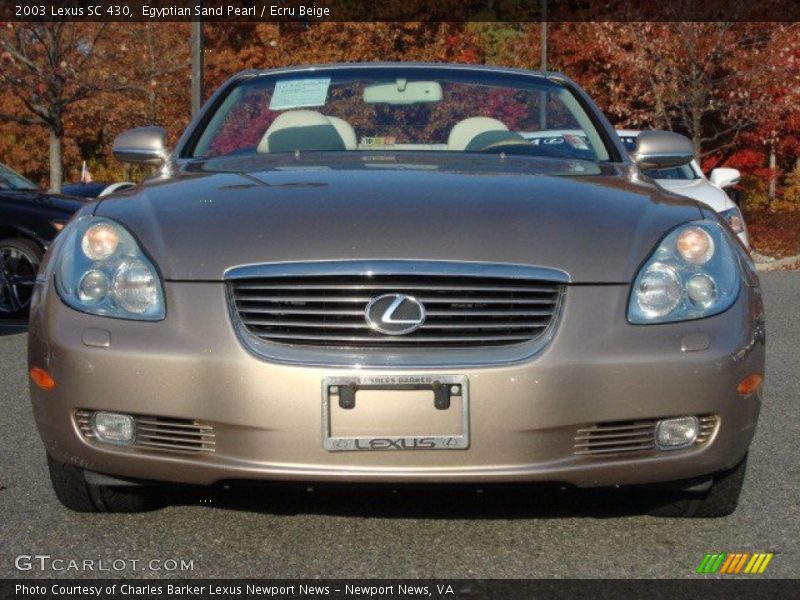 Egyptian Sand Pearl / Ecru Beige 2003 Lexus SC 430