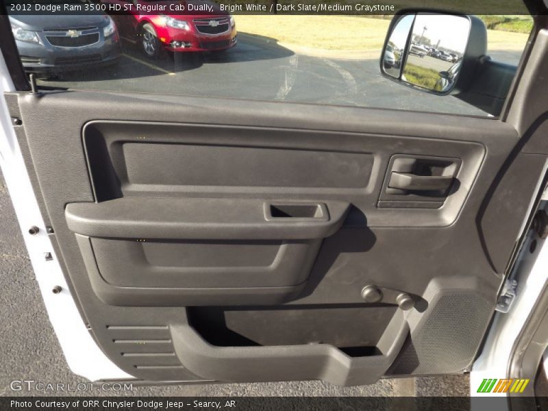 Bright White / Dark Slate/Medium Graystone 2012 Dodge Ram 3500 HD ST Regular Cab Dually