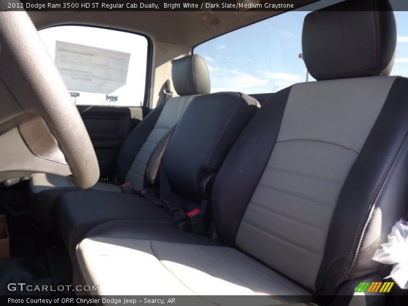 Bright White / Dark Slate/Medium Graystone 2012 Dodge Ram 3500 HD ST Regular Cab Dually