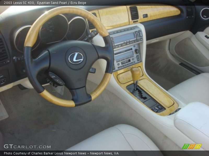 Ecru Beige Interior - 2003 SC 430 