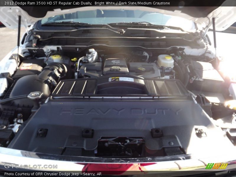 Bright White / Dark Slate/Medium Graystone 2012 Dodge Ram 3500 HD ST Regular Cab Dually