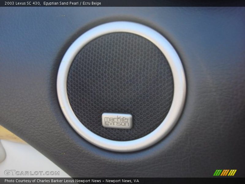 Audio System of 2003 SC 430