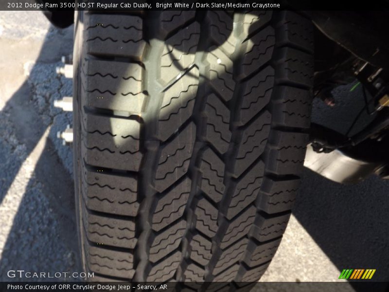 Bright White / Dark Slate/Medium Graystone 2012 Dodge Ram 3500 HD ST Regular Cab Dually
