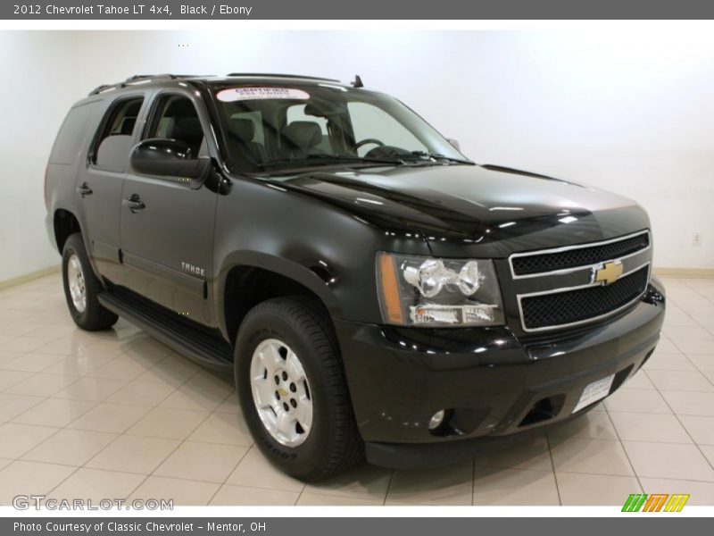Black / Ebony 2012 Chevrolet Tahoe LT 4x4